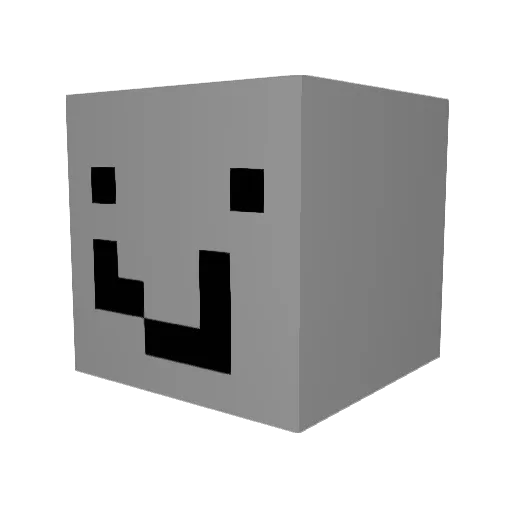 DecoyS9 Minecraft avatar head, 3D render