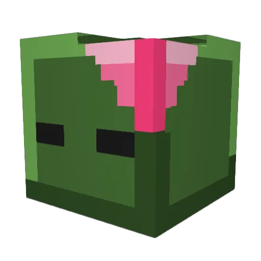 Decoyyboyy Minecraft avatar head, 3D render