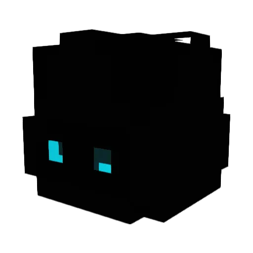 Decqyed Minecraft avatar head, 3D render