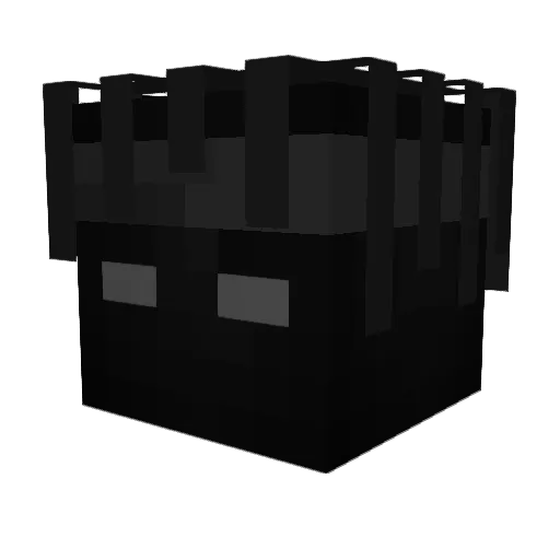 Decreaty Minecraft avatar head, 3D render
