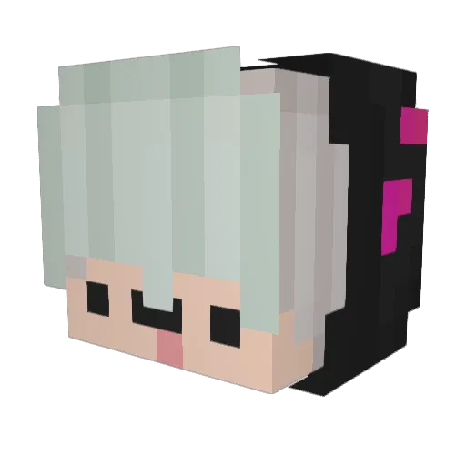 DectiicZ Minecraft avatar head, 3D render