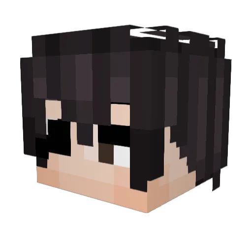Decyifer Minecraft avatar head, 3D render