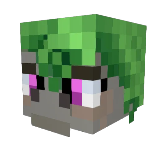 DedMaxim99 Minecraft avatar head, 3D render