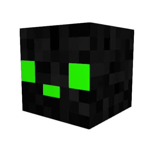 DedPotatoIsDed Minecraft avatar head, 3D render