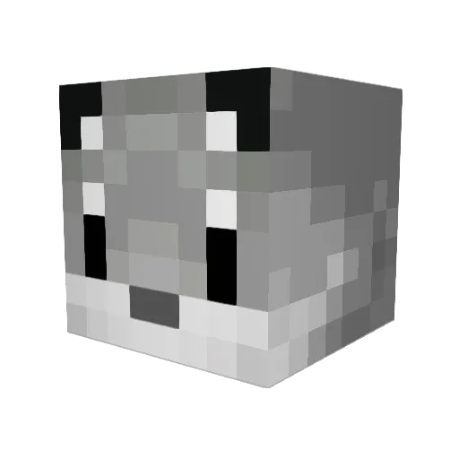 Dedalo3 Minecraft avatar head, 3D render