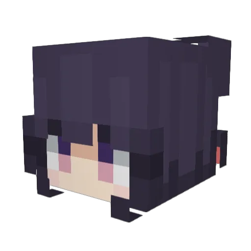 Deddryk Minecraft avatar head, 3D render