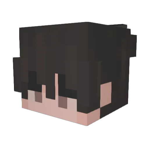 Dedeps Minecraft avatar head, 3D render