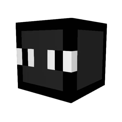 Dederamole Minecraft avatar head, 3D render