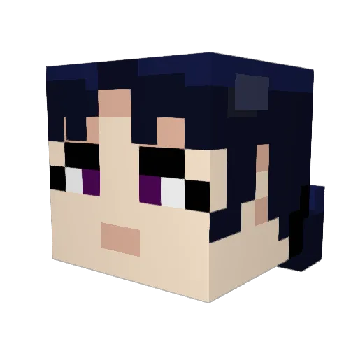 DedicatedGhost85 Minecraft avatar head, 3D render