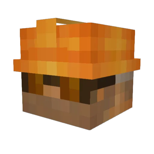 DedmonBros Minecraft avatar head, 3D render