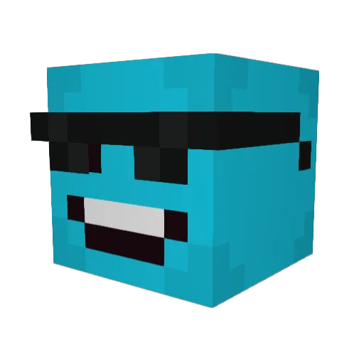 DedodeKucho Minecraft avatar head, 3D render
