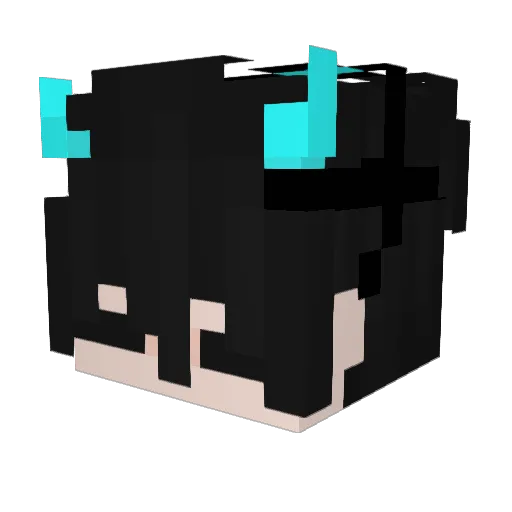 Dedshot229 Minecraft avatar head, 3D render