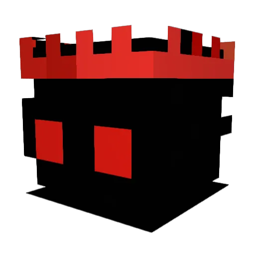 Dedtroy Minecraft avatar head, 3D render