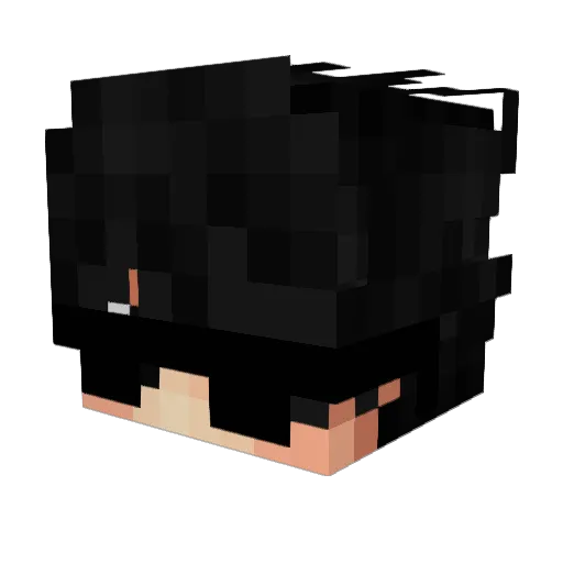 DeeXzz Minecraft avatar head, 3D render