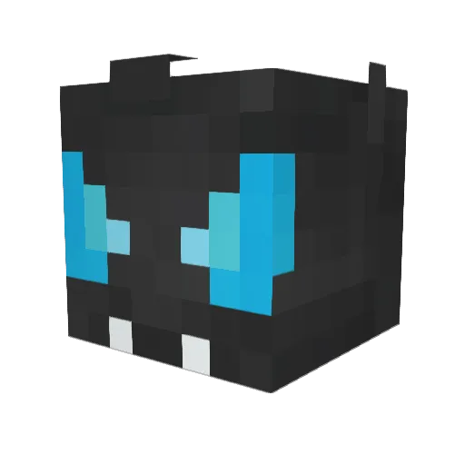 Dee_Pad Minecraft avatar head, 3D render