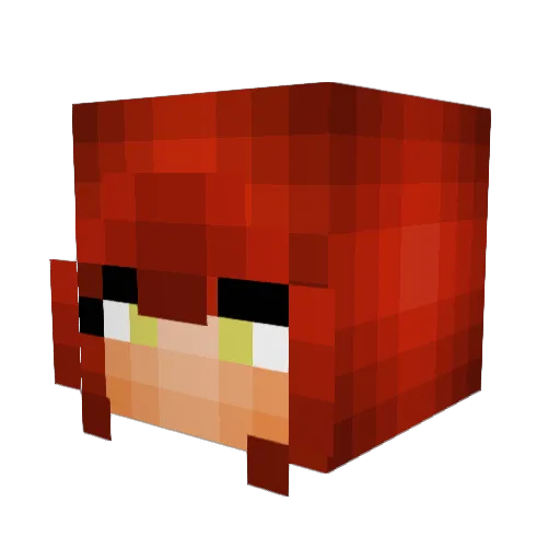 Dee_Struction Minecraft avatar head, 3D render
