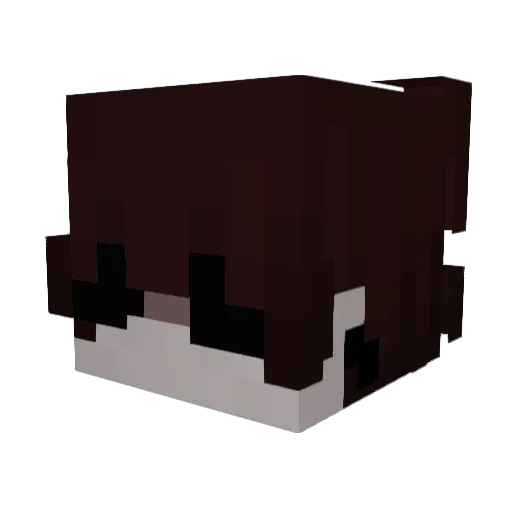 Deeeeeeeeeeeeelv Minecraft avatar head, 3D render