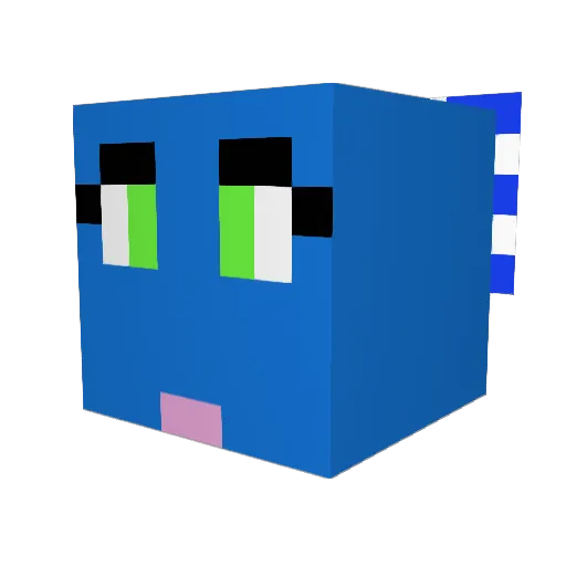 Minecraft-Avatar von Deegster09: Kopf als 3D-Render