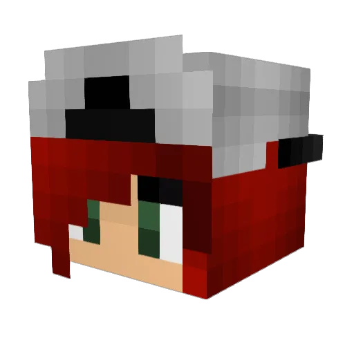 Deejay_Shark Minecraft avatar head, 3D render