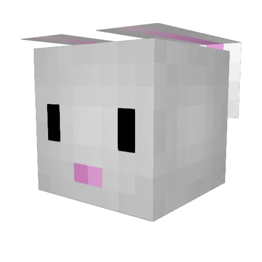 DeepBlueFish_ Minecraft avatar head, 3D render