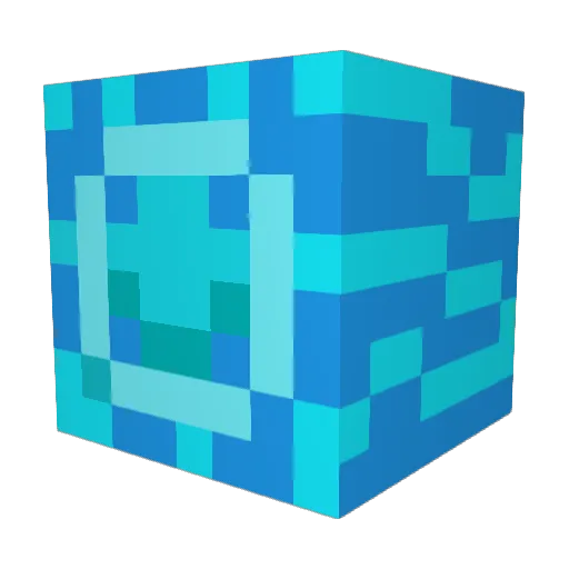 DeepShark1853 Minecraft avatar head, 3D render