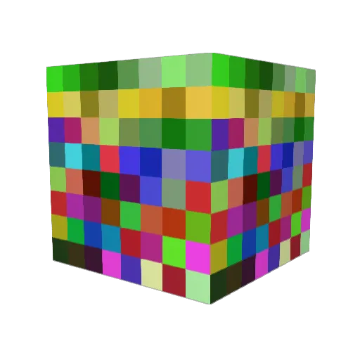 DeepSouthRick Minecraft avatar head, 3D render