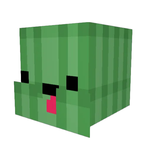 DeepWinter Minecraft avatar head, 3D render