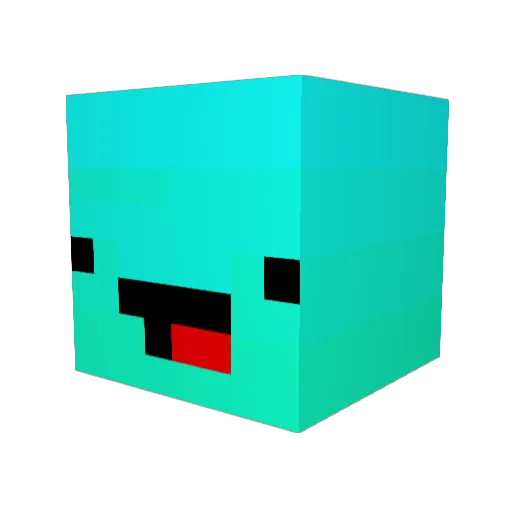 Deep_Dale Minecraft avatar head, 3D render