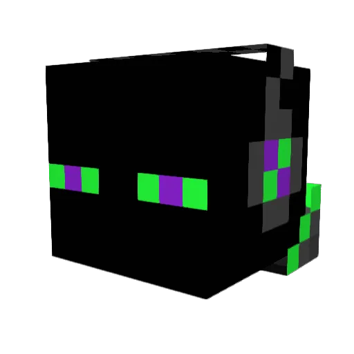 DeeproPasha Minecraft avatar head, 3D render