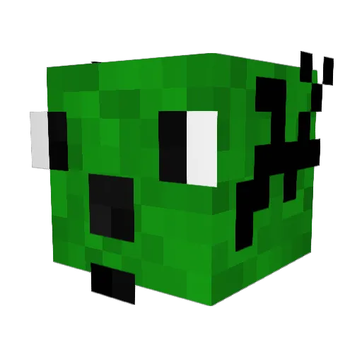 DeerButt6417 Minecraft avatar head, 3D render