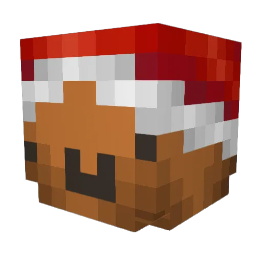 DeerJung Minecraft avatar head, 3D render