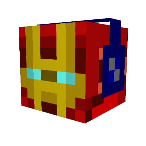 DeerMan120 Minecraft avatar head, 3D render