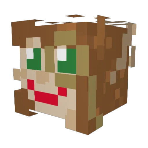 Deer_In_Rut Minecraft avatar head, 3D render
