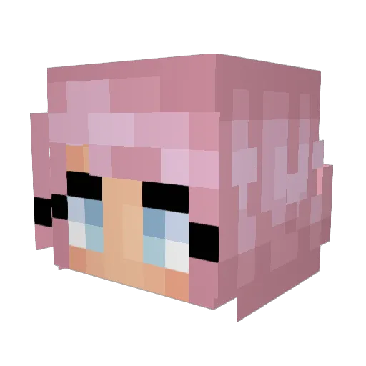 Deer_yh Minecraft avatar head, 3D render