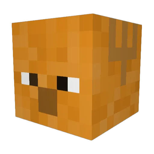 Deerstew Minecraft avatar head, 3D render