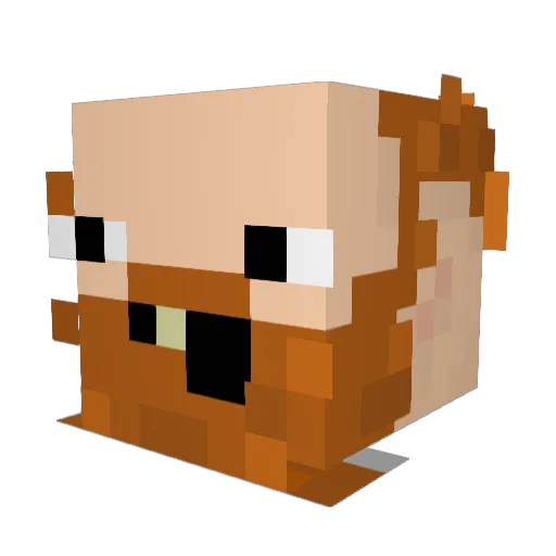 Deevo_MC Minecraft avatar head, 3D render