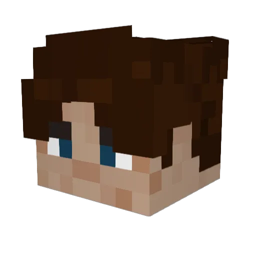 Minecraft-Avatar von Deevvo0n: Kopf als 3D-Render