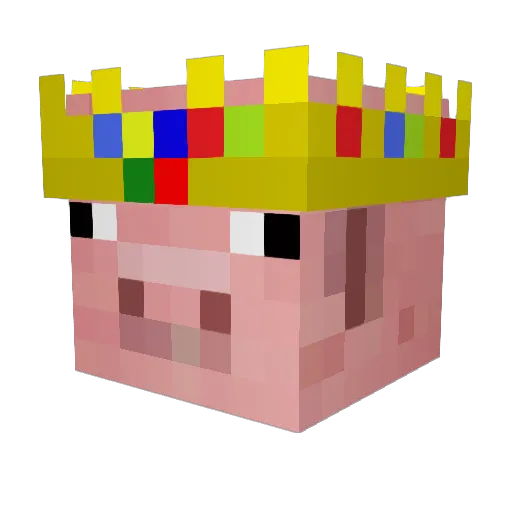 Deez557 Minecraft avatar head, 3D render