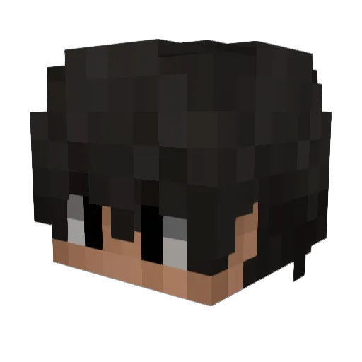 Deezy1312 Minecraft avatar head, 3D render