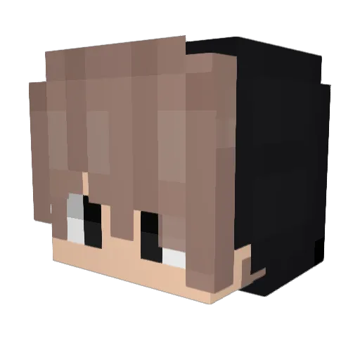 Default_1984 Minecraft avatar head, 3D render