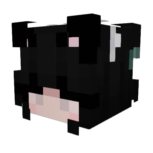 DefeatYT Minecraft avatar head, 3D render