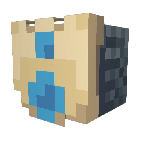 Defect_dt Minecraft avatar head, 3D render