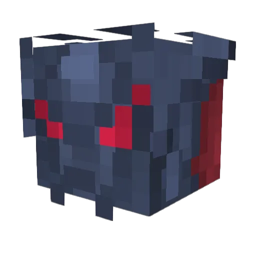 Defective_Stupei Minecraft avatar head, 3D render