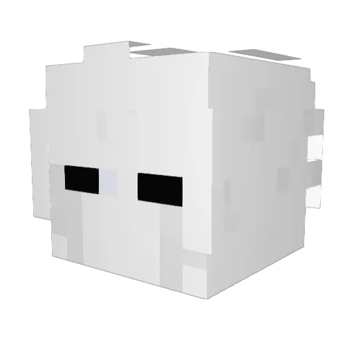 Defensita_ Minecraft avatar head, 3D render