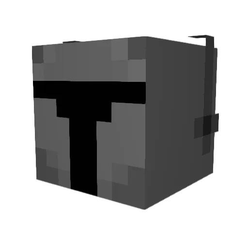 Deficiofreak Minecraft avatar head, 3D render