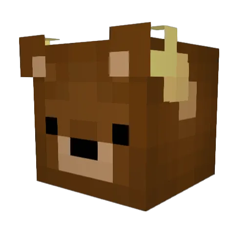 DefineJoe Minecraft avatar head, 3D render