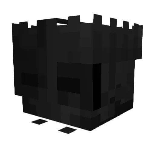 DefnotRaider Minecraft avatar head, 3D render