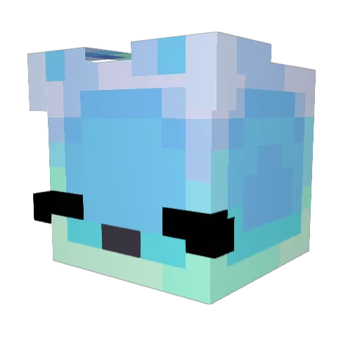 Defnotahorse Minecraft avatar head, 3D render