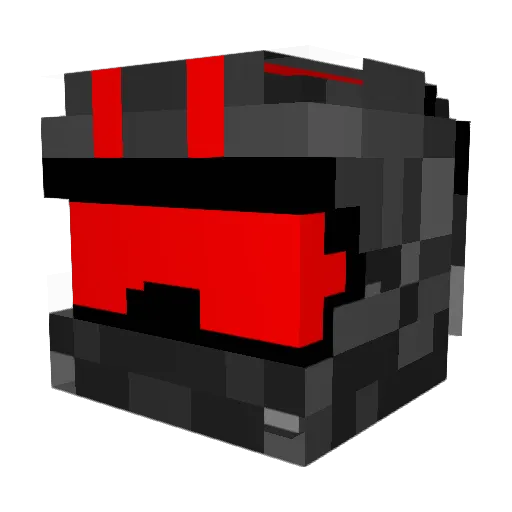 DefroJefro Minecraft avatar head, 3D render