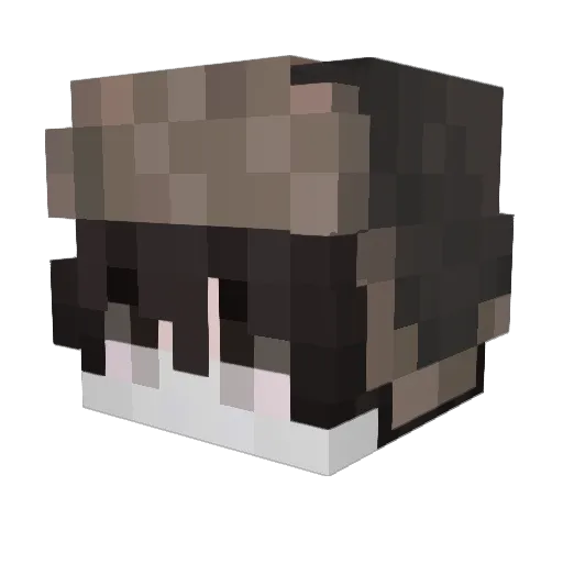 DeftOhms Minecraft avatar head, 3D render
